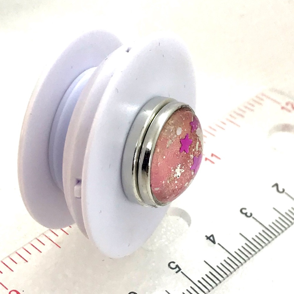 Hand painted 20mm snap in phone stand  grip SJ20